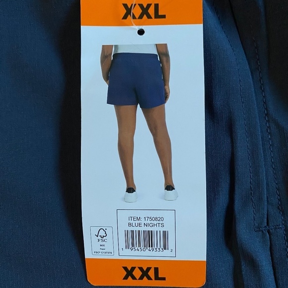 Pacific Trail Ladies' Casual Shorts, 5 Inch Inseam, Navy Blue, XXL NWT - Picture 6 of 13